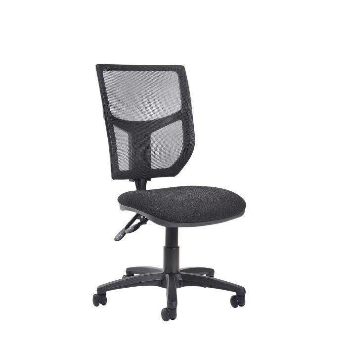 Altino High Back Operator's Chair - No Arms - Charcoal