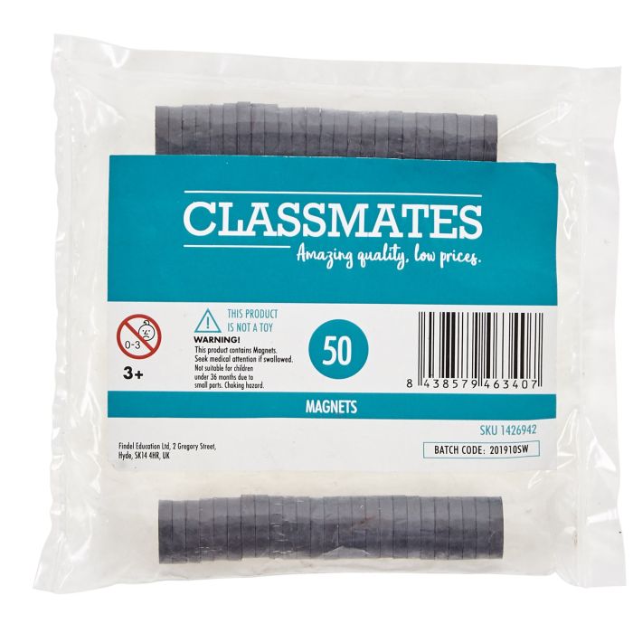 Classmates Magnets 14mm - Pack of 50