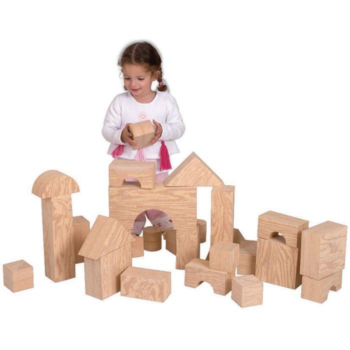 Big Wood - Like Blocks - Pack of 32 Big Wood - Like Blocks - Pack of 32