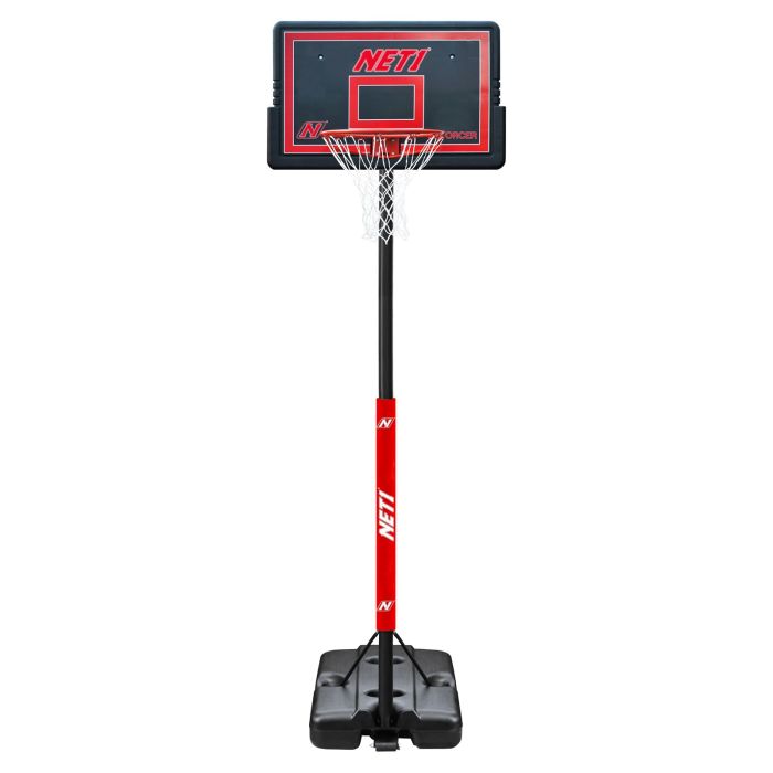 Net1 Enforcer Portable Basketball System - Black/Red
