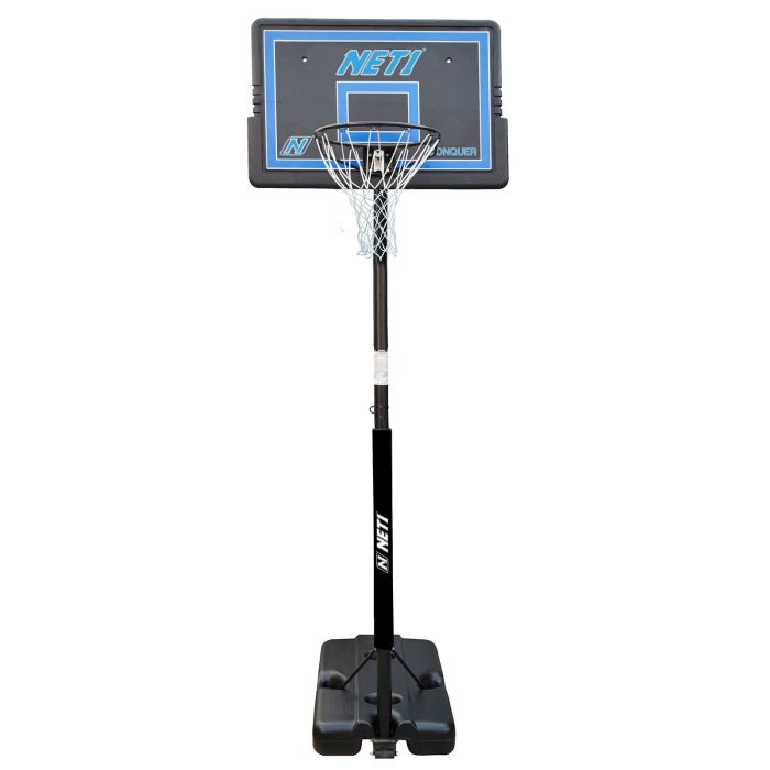 Net1 Conquer Portable Basketball System - Black/Blue