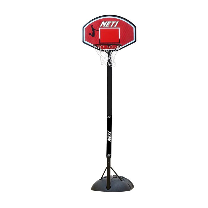 Net1 Xplode Youth Portable Basketball System - Black/Red