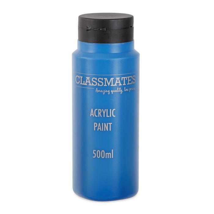 Classmates Acrylic Paint - 500ml - Cyan Blue 