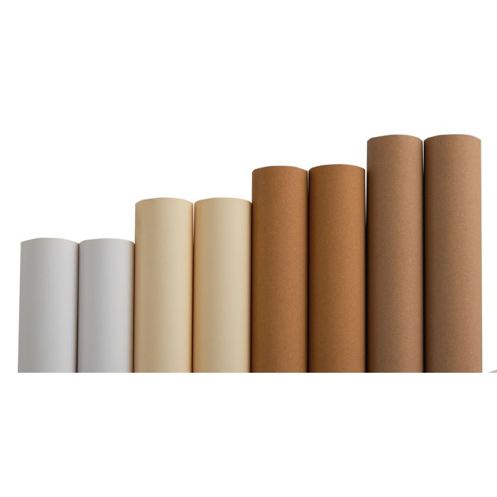 Classmates Poster Paper Rolls - 1020mm x 10m - Naturals Assorted - Pack of 8