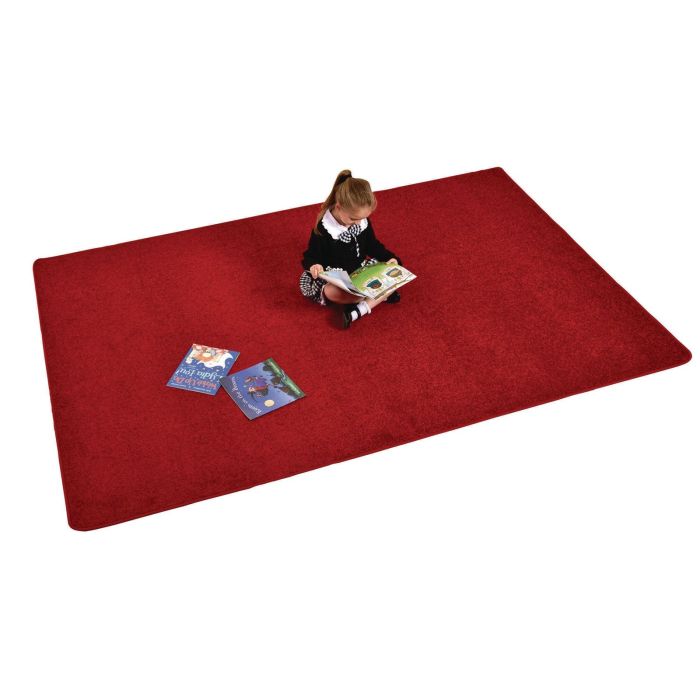Rectangle Rug - Red Rectangle Rug - Red