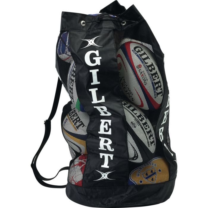 Gilbert Breathable 12 Ball Bag Excl Balls - Black