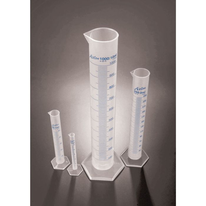 Azlon Measuring Cylinder - 25ml - Pack of 10 Azlon Measuring Cylinder - 25ml - Pack of 10