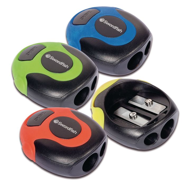 Soft Grip Double Hole Sharpener - Pack of 36