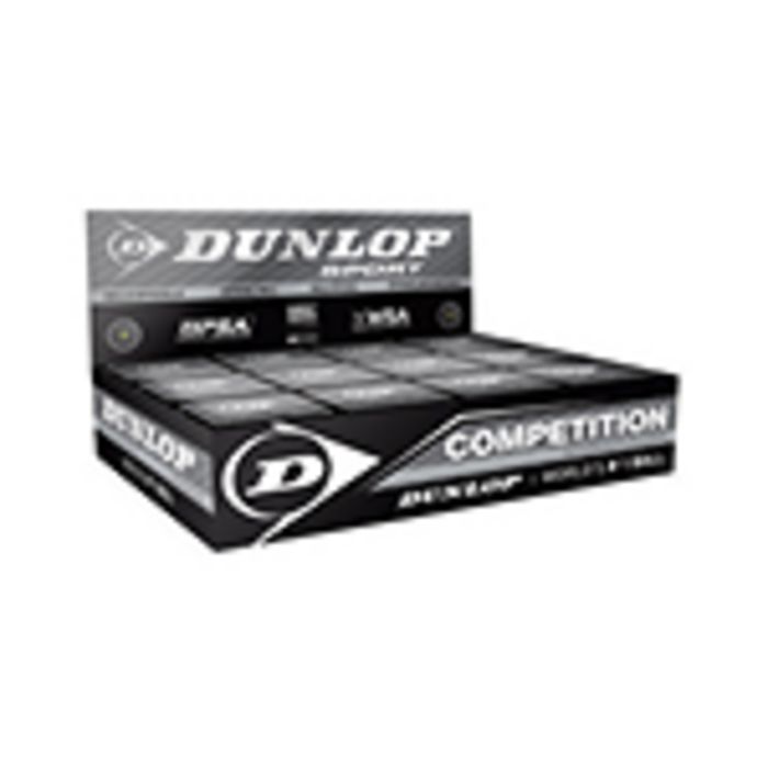 Dunlop Competition Ball - Black - Pack of 12 Dunlop Competition Ball - Black - Pack of 12