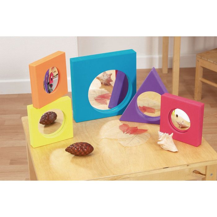 Foam Surround Mirrors - Pack of 5 Foam Surround Mirrors - Pack of 5