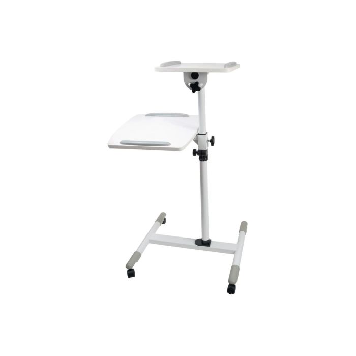 Proper Projector Trolley White for Laptops and Projectors 700-1100mm 10Kgs