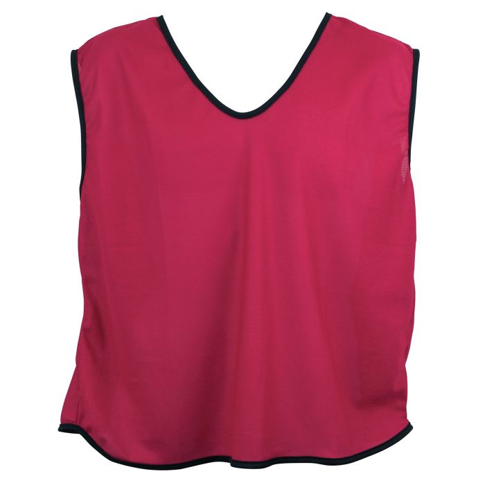 Plain Mesh Training Bib - Adults - Red Plain Mesh Training Bib - Adults - Red