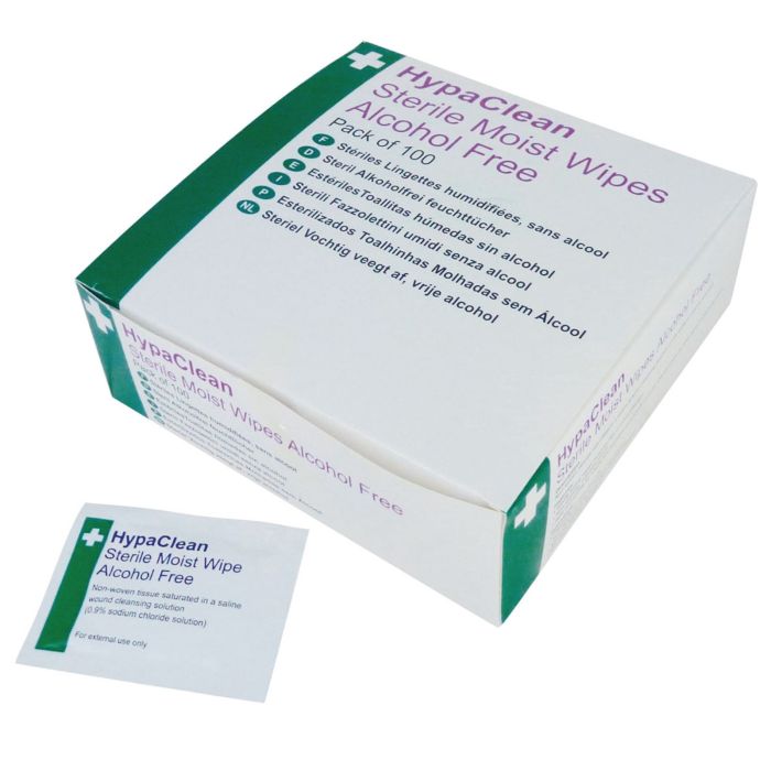 HypaClean Sterile Wipes - Pack of 100