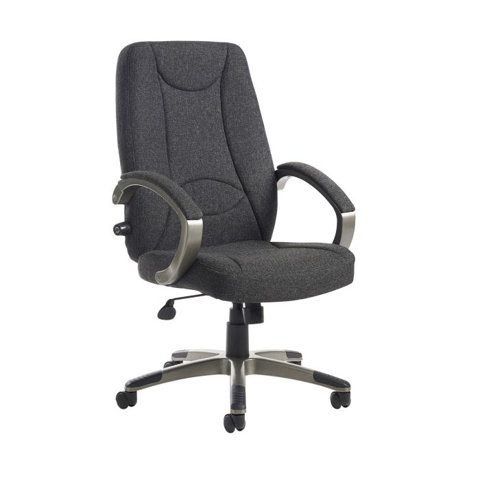 Lucca Managers Chair - Charcoal