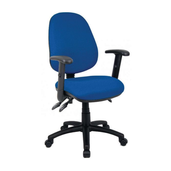 Vantage 3 Lever Adjust Arms Chair - Blue