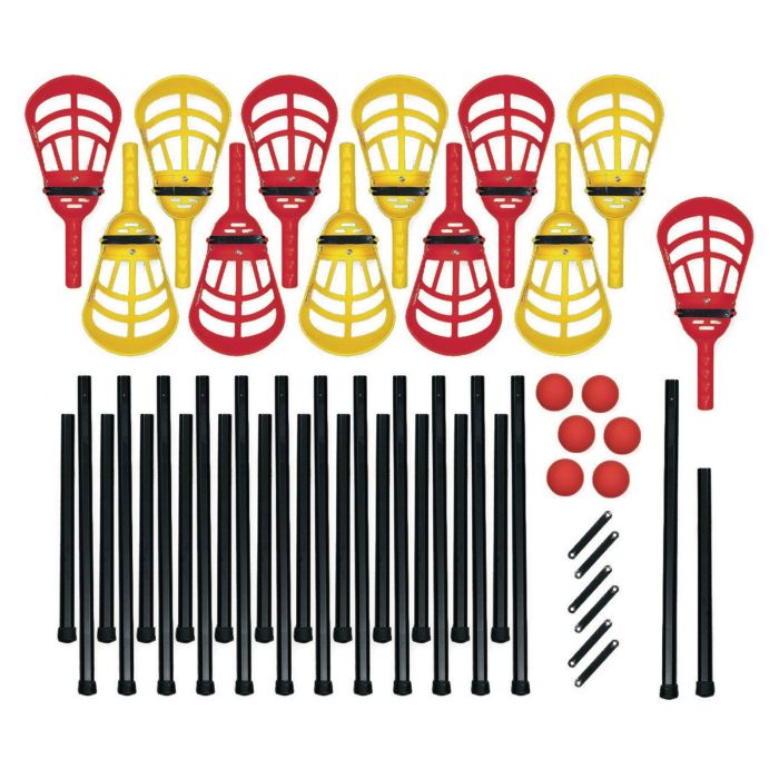 Sofcross-4 Lacrosse Set - Red/Yellow Sofcross-4 Lacrosse Set - Red/Yellow