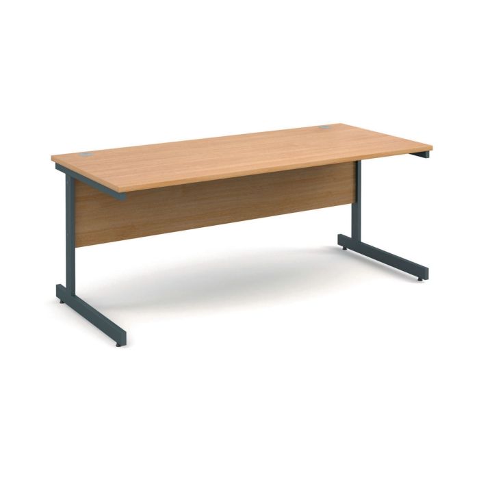 Contract Straight Desk 1400mm - Oak Contract Straight Desk 1400mm - Oak
