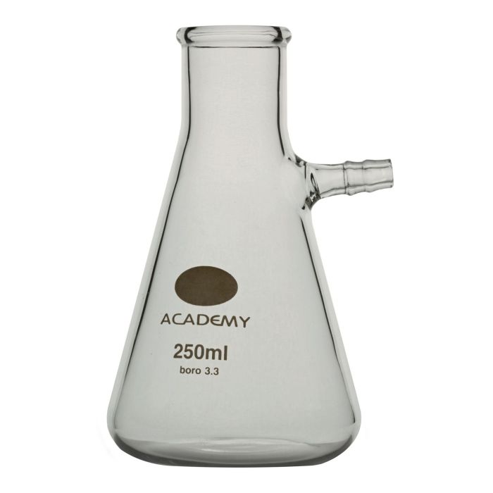 Academy Filter Flasks With Side Arm - 250ml - Pack of 6