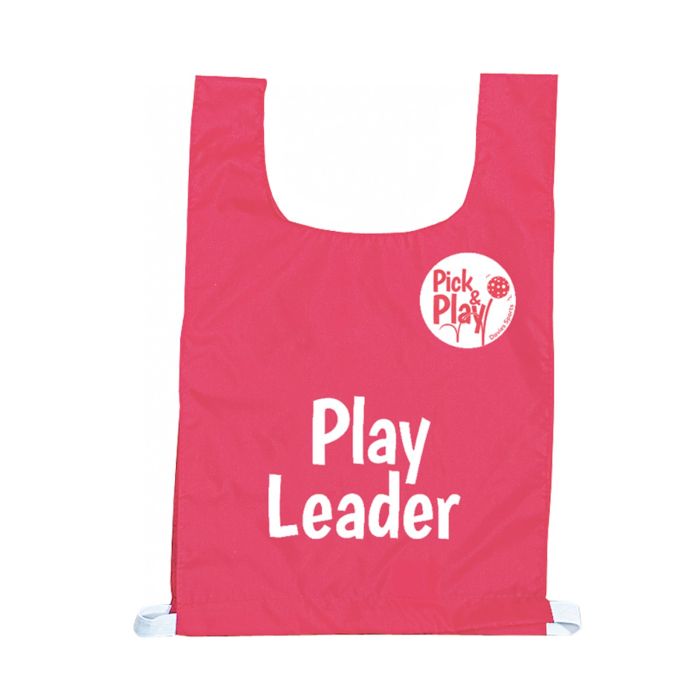 Pick & Play Play Leader Bib - Red Pick & Play Play Leader Bib - Red