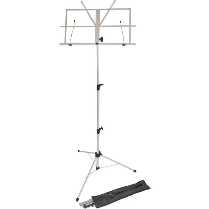 Foldaway Adjustable Music Stand - Grey Foldaway Adjustable Music Stand - Grey