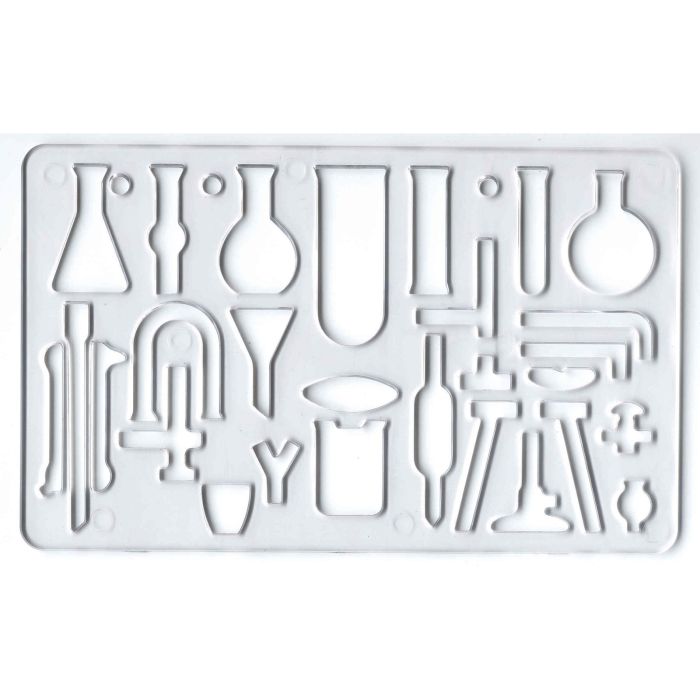 Stencil for Glassware Chemistry