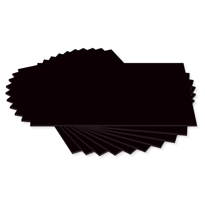 Black Card (280 Micron) - A4 - Pack of 100