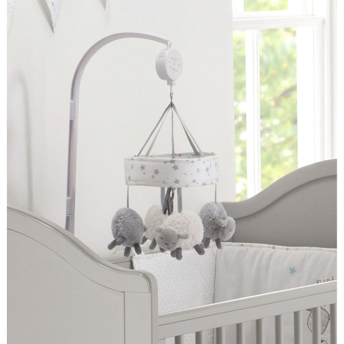East Coast Nursery Counting Sheep - Musical Cot Mobile