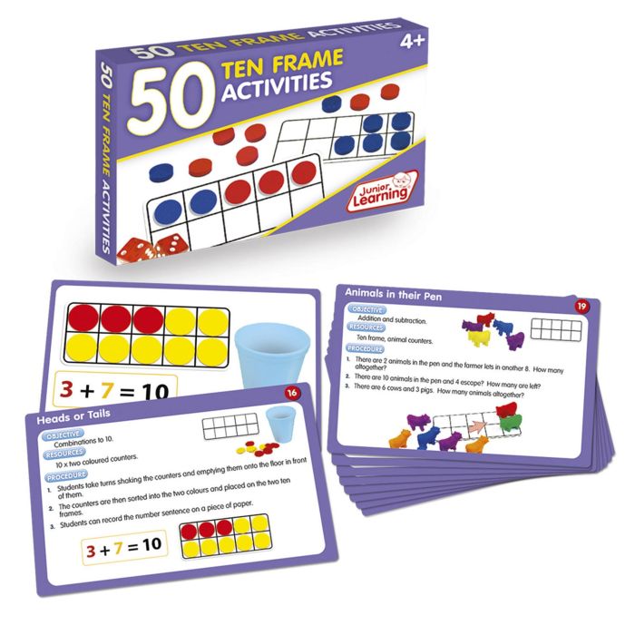 50 Ten Frame Activities 50 Ten Frame Activities