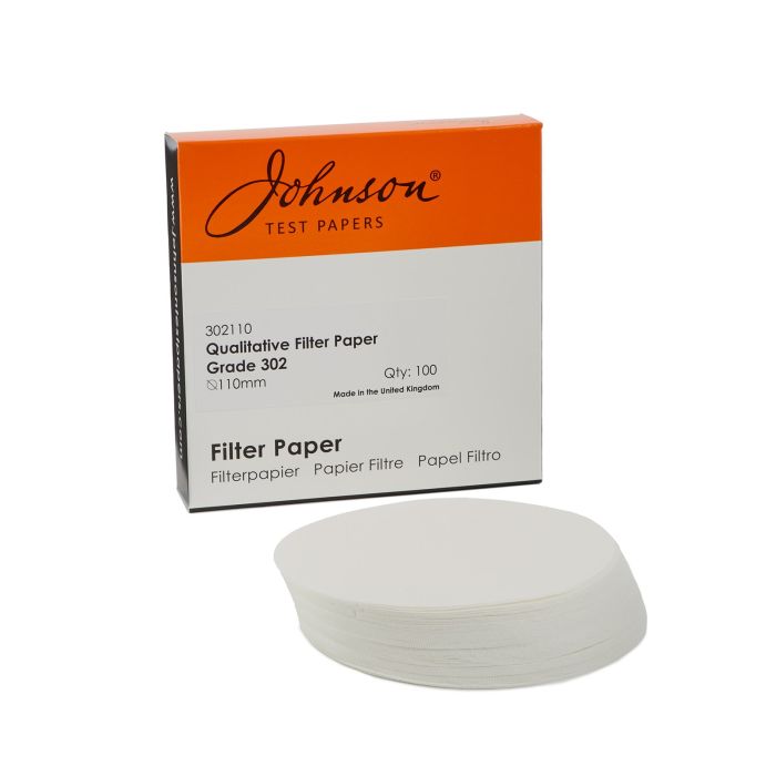 Standard No. 3 Filter Papers 110mm dia. Pack of 100 Standard No. 3 Filter Papers 110mm dia. Pack of 100