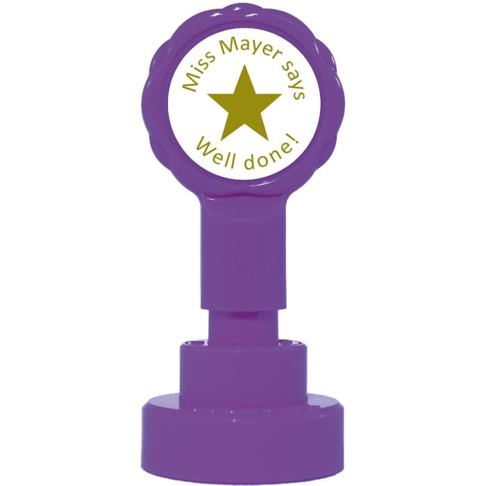 Personalised Stamps - Gold Star Personalised Stamps - Gold Star