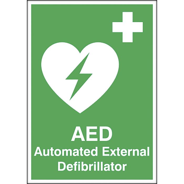 AED Sign - 210 X 148mm SA Vinyl
