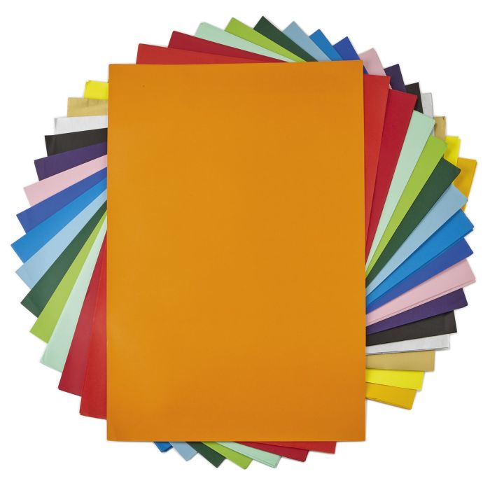 EduCraft Poster Paper Sheets - A3 - Orange - Pack of 100