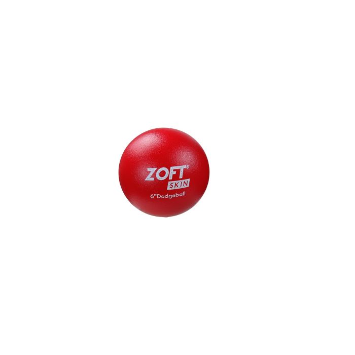 Zoftskin Dodgeball - Size 6 - Red