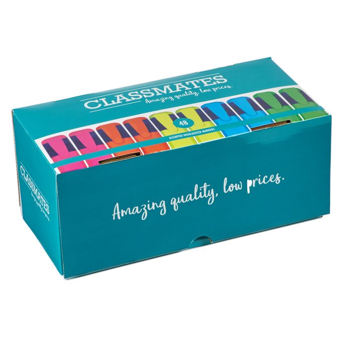 Classmates Highlighter Assorted - Pack of 48 Classmates Highlighter Assorted - Pack of 48