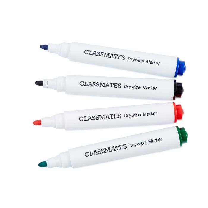 Classmates Whiteboard Marker Assorted Bullet Tip - Pack of 50
