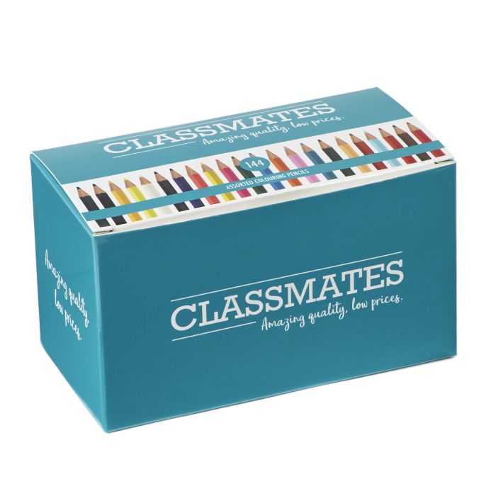 Classmates Assorted Colouring Pencils - Pack of 144 Classmates Assorted Colouring Pencils - Pack of 144