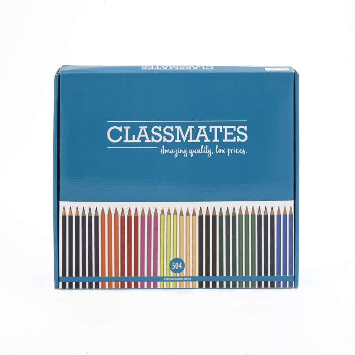 Classmates Assorted Colouring Pencils - Pack of 504 Classmates Assorted Colouring Pencils - Pack of 504