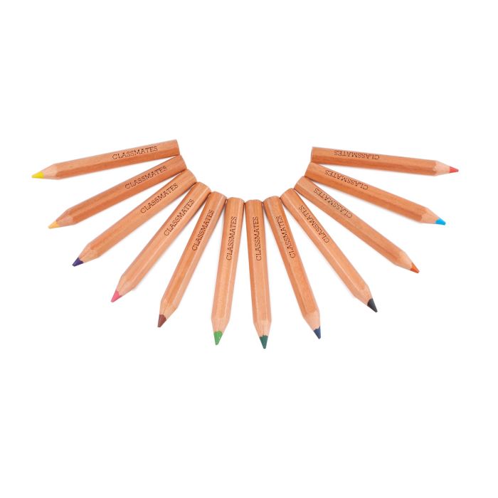 Classmates Half Size Colouring Pencils - Pack of 144