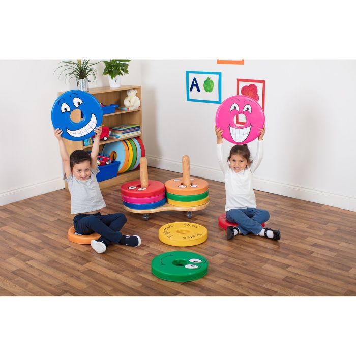 Emotions Donut Cushions and Trolley Emotions Donut Cushions and Trolley