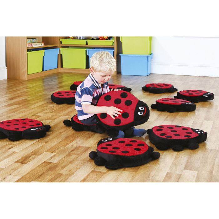 Counting Ladybird Cushions - Pack of 13