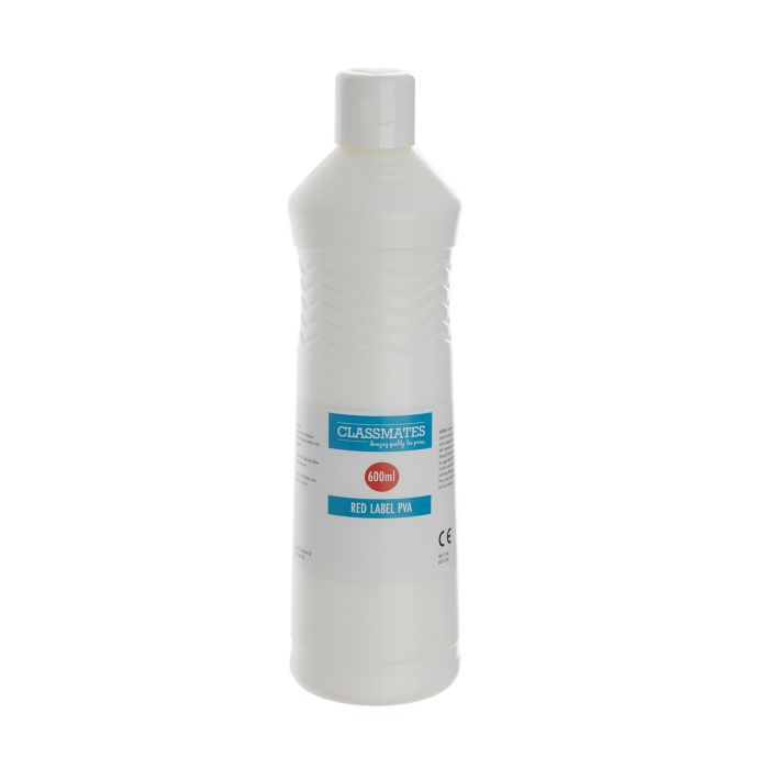 Classmates PVA Glue - Red Label - 600ml - Pack of 10