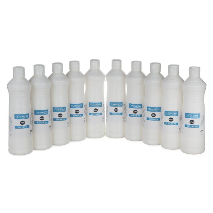 Classmates PVA Glue - Black Label - 600ml - Pack of 10
