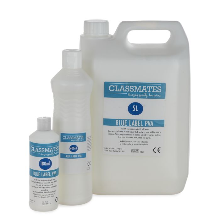 Classmates PVA Glue - Blue Label - 500ml - Pack of 12