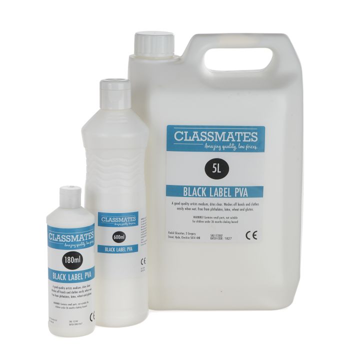Classmates PVA Glue - Black Label - 500ml - Pack of 12