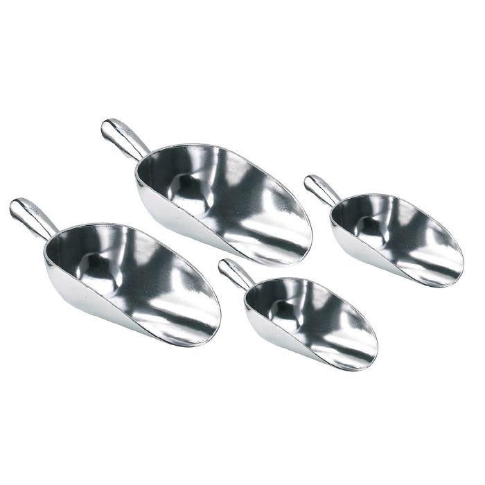Metal Messy Play Scoops - Pack of 4 