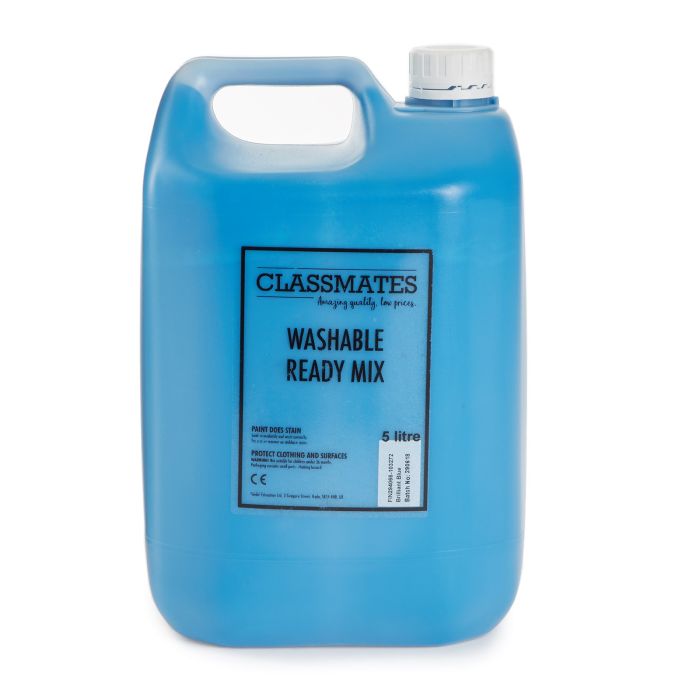 Classmates Washable Paint - 5 Litre - Blue
