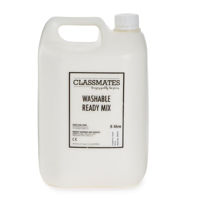 Classmates Washable Paint - 5 Litre - White