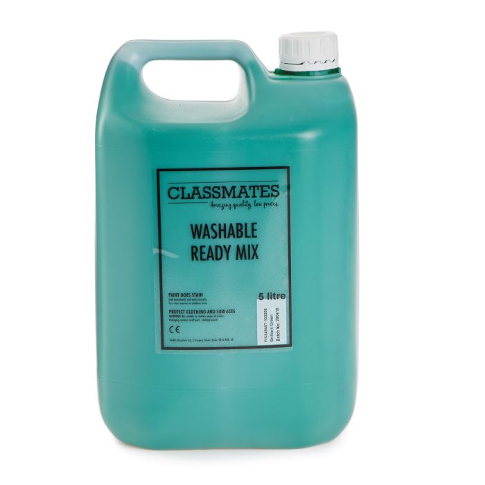 Classmates Washable Paint - 5 Litre - Green Classmates Washable Paint - 5 Litre - Green