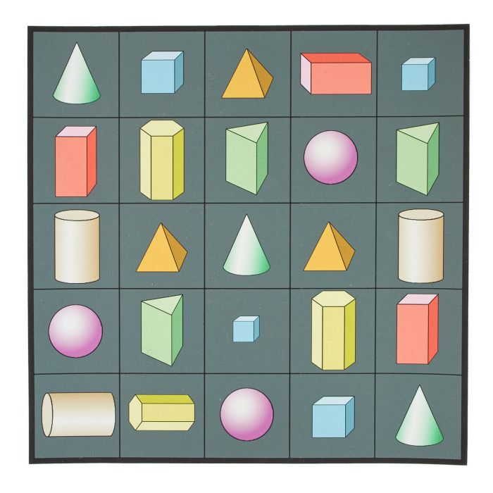 EaRL 3D Shapes Mat  EaRL 3D Shapes Mat