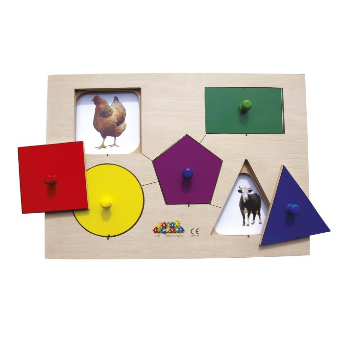 Just Jigsaws Shapes Memory Board Just Jigsaws Shapes Memory Board
